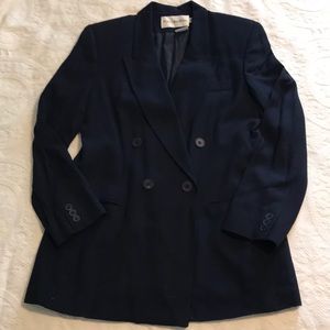 Women’s navy JHcollectibles double breasted jacket